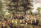 Jan the elder Brueghel Wedding Banquet painting